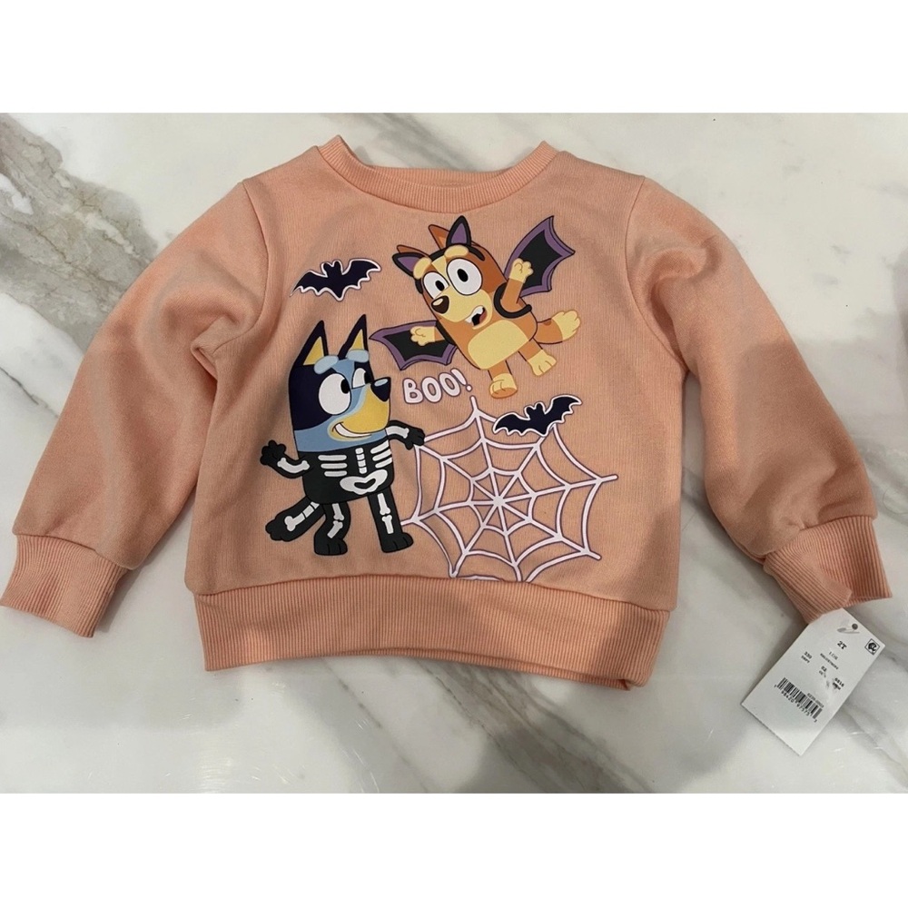 Baby NWT Bluey Baby Sweaters Size 2T …#690